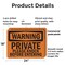 Signmission Private Please Knock Before Entering OSHA Warning Sign, Plastic, 24in W x 18in L, 2PK OS-2PACK-WS-P-1824-L-12347 - alternate 5